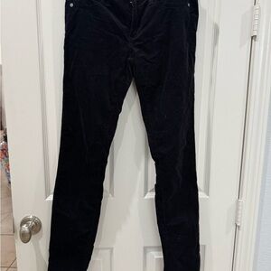AG Black Corduroy Pants